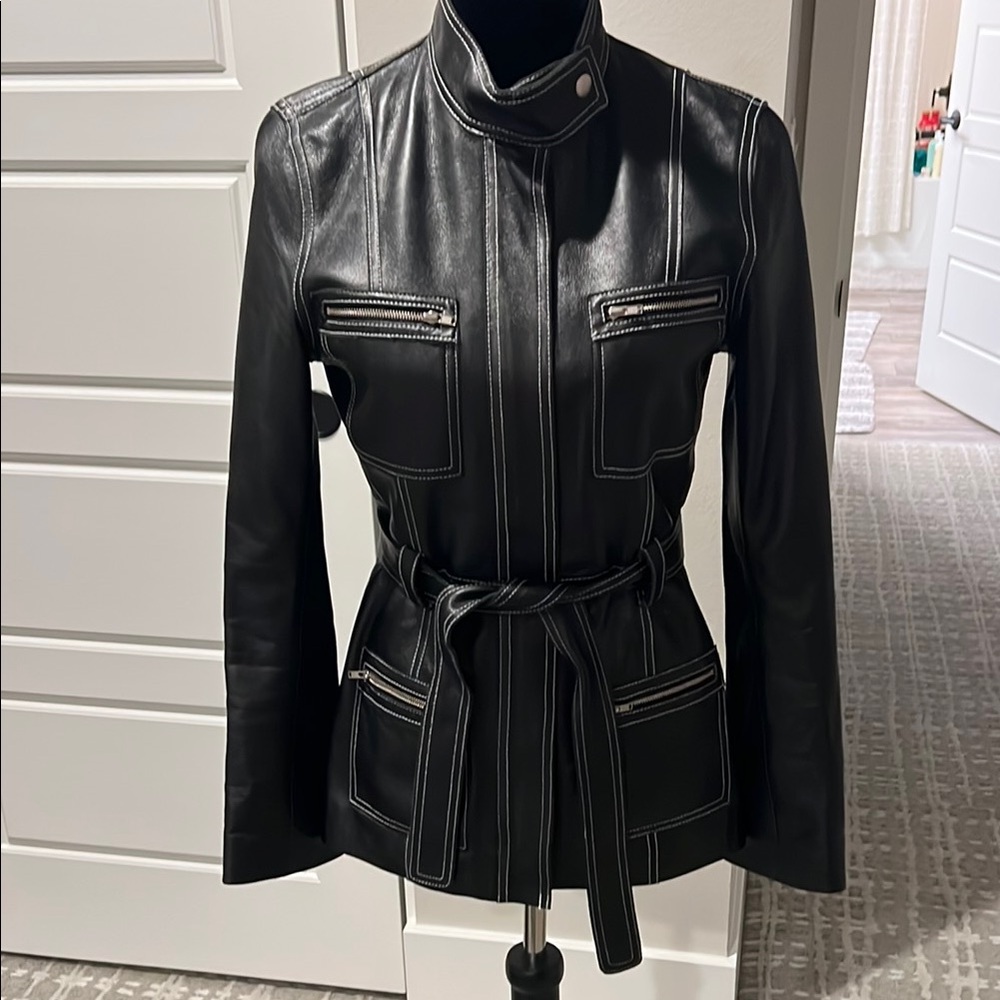 Stylish Black Leather Jacket